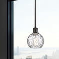 thumbnail image 2 of 516-1S-SN-G1215-6 Innovations Lighting Athens Water Glass 1 Light 6" Mini Pendant Oil Rubbed Bronze, 2 of 2