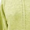 thumbnail image 5 of FYDUU Womens Sweaters Tops Trendy Women's Knitted Pullover Sweater Casual Loose Fit Hollow Out Round Neck Long Sleeve Shirts Autumn Comfortable Soft Top Commuting Sweaters, 5 of 7