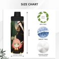 thumbnail image 4 of Botella de agua aislada Spy x Family Sports de acero inoxidable, portátil, para exteriores, para viajes, fitness, estudiantes, talla única., 4 of 7