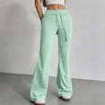 thumbnail image 6 of KPOPLK Women's Low Rise Flare Sweat Pants Drawstring Elastic Waist Bell Bottom Sweatpants with Pockets Casual Lounge Trousers,Size XXL, 6 of 7