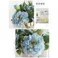 thumbnail image 3 of Clearance Sale!1pcs Artificial Flower Photography Props Diy Bouquet 2 Peony Flowers Living Room Porch Decoration Simulation Fake Flower, 3 of 7