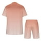 thumbnail image 5 of Mens Pantalones Casuales Cuello Redondo Impresión de Manga Corta Blusa Y Pantalones Cortos Traje, Pantalones de Traje para Hombres, 5 of 5