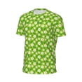thumbnail image 6 of Wukai Daisies Flowers Print Men's Short-Sleeved Mesh T-Shirt,Quick-Dry Short Sleeve Workout T-Shirt-Small, 6 of 8