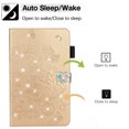 thumbnail image 2 of TECH CIRCLE Case for iPad 10th Generetion 2022,iPad 10.9 inch Case with Pencil Holder, Butterfly Rhinestone PU Leather Smart Auto Wake/Sleep TPU Back Protective iPad Wallet Stand Cover,Gold, 2 of 8