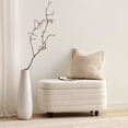 thumbnail image 2 of Bouclair ottoman en tissu avec rangement, 2 of 7