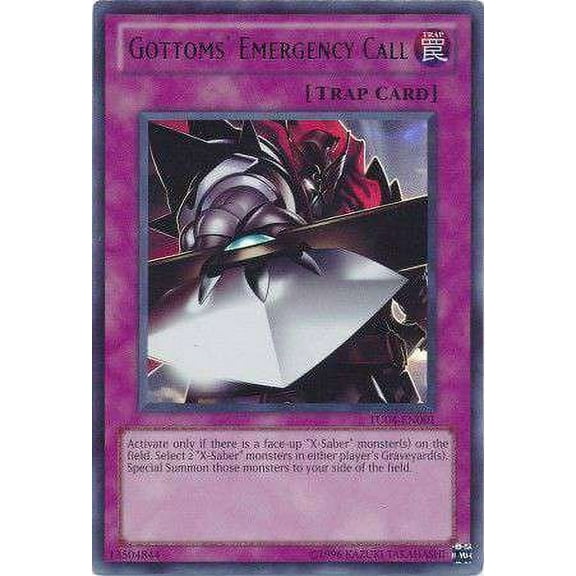 YuGiOh Turbo Pack: Booster Four Ultra Rare Gottoms' Emergency Call TU04-EN001