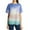 Blue, variant on Deago Women's Tie Dye Blouse Summer Short Sleeve Round Neck Tops Shirts Loose Casual Tunic T-Shirt (Pink, 3XL)