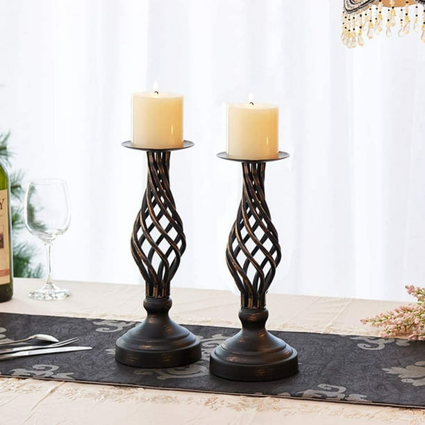 Large table cheap candle holders