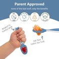 thumbnail image 5 of Arsvita Baby Spoons Set, 2 Pack Silicone Self-Feeding Utensils, First Stage Pre-Spoon Baby Led Weaning Spoons, BPA-Free Toddler Feeding Spoons for 6+ Months Infants, Blue, 5 of 10