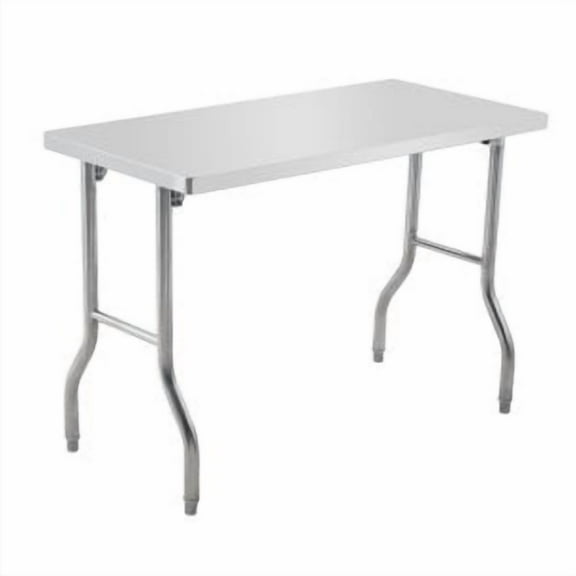 TEQIN Commercial Worktable,Folding Stainless Steel Kitchen Prep Table,Heavy-Duty Folding Prep Table for Restaurant Kitchen Home and Hotel