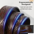 thumbnail image 4 of WHIPPY Men's Western Cowboy Belts for Women Cowgirl Belt Western Leather Belts for Jeans, 4 of 6