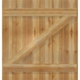 thumbnail image 5 of 32 1/4"W X 34"H Timbercraft Six 5 3/8" Boards Joined Board-N-Batten Shutters W/Z-Bar, Rough Sawn Western Red Cedar (Per Pair), 5 of 13