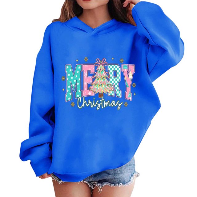 Sudaderas con capucha para niños y niñas, sudaderas navideñas con capucha para niños medianos y grandes, camisetas de manga larga, sudaderas para niños