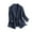 Navy, variant on Wiyuqeen Cotton Linen Blazer for Women Dressy Casual 3/4 Sleeve Suit Jackets Soft Trendy Open Front Office Coats Lightweight Linen Jackets with Pockets