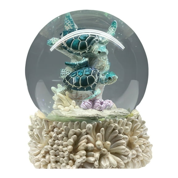 FC Design 3.25"H Sea Turtle Snow Globe Statue Sculpture Ornament Decoration Home/Room Decor and Unique Gift Ideas for Housewarming, Holidays and Birthdays
