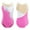 Pink, variant on renvena Kids Girls One Piece Rhinestone Gymnastic Leotards Sleeveless Athletic Sports Bodysuit Dancewear