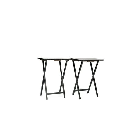 2-Pack Mainstays Solid Rubberwood Folding TV Tray Table .97