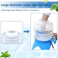 thumbnail image 4 of Large Collapsible 3.5L/123oz Plastic Drink Jug with Handle - Portable Foldable Beverage Container for Chilled Drinks, Milk Tea, Picnics, Outdoor Meals & Parties, 4 of 10