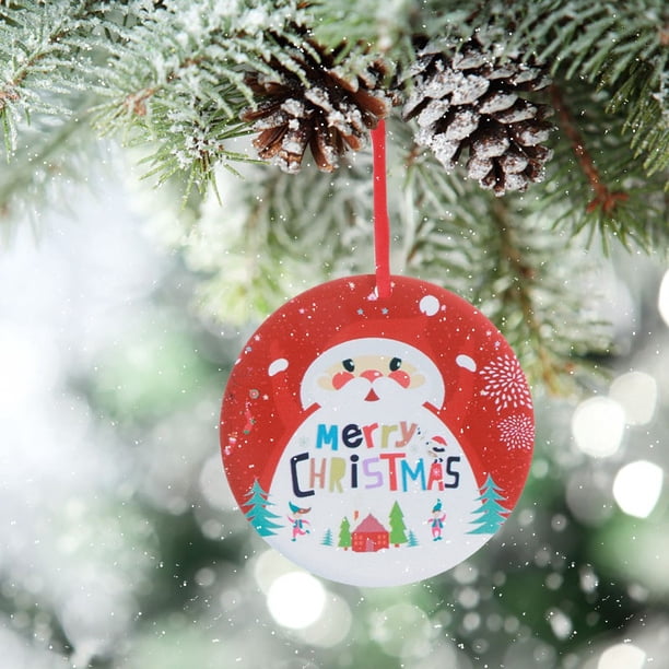 onlyliua Liquidación Delicado Colgante Navideño de Hierro Forjado con Forma de Árbol de Navidad
