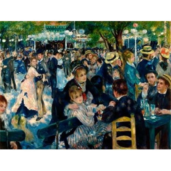 Dance At Le Moulin De La Galette Poster Print by Pierre-Auguste Renoir, 22 x 28 - Large