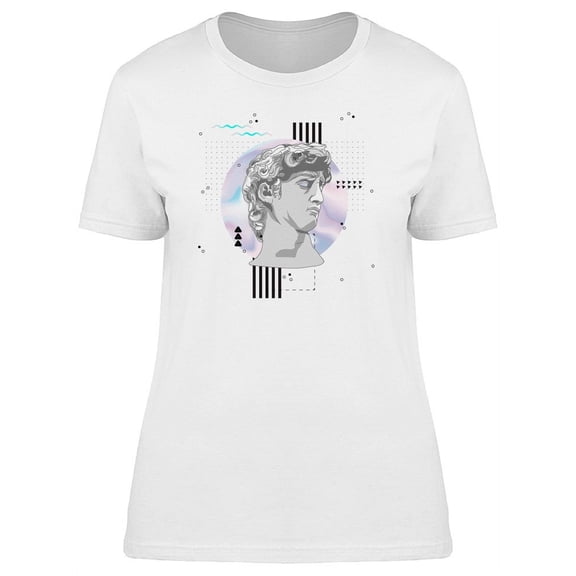 Male Scultpure Trendy Art T-Shirt Women -Image by Shutterstock, Female Small