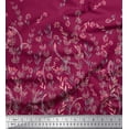 thumbnail image 2 of Soimoi Polyester Crepe Fabric Leaves & Berries Panel Print Fabric by The Yard 42 Inch Wide, 2 of 3