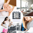 thumbnail image 4 of Digital Kitchen Cooking Timer,3 Channels Count UP/Down Timer,ON/Off Switch Stopwatch,Adjustable Volume Alarm with Magnetic Back, Stand,No Battery Included., 4 of 4