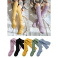 thumbnail image 1 of Spencer Women's Soft Warm Coral Fleece Knee High Stockings Over the Knee Leg Warmer Cozy Fuzzy Socks "Green", 1 of 8
