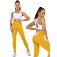 thumbnail image 2 of VASLANDA Women's High Waist Yoga Scrunch Leggings With Side Pockets Tummy Control Workout Running Pants Sports Tights Gym Fitness Athletic Pants, 2 of 6