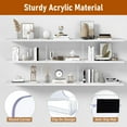 thumbnail image 6 of 6Pcs Acrylic Shelf Dividers for Closet Organization, Clear Closet Shelf Divider Organizer, 6 of 7