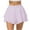Purple, variant on IROINNID Short Comfort Waist Skirt For Women Fake Two-piece Running Casual Summer Sports Exercise CyclingGym Yoga Tennis Skirt (including Pocket) Solid Color Skirt
