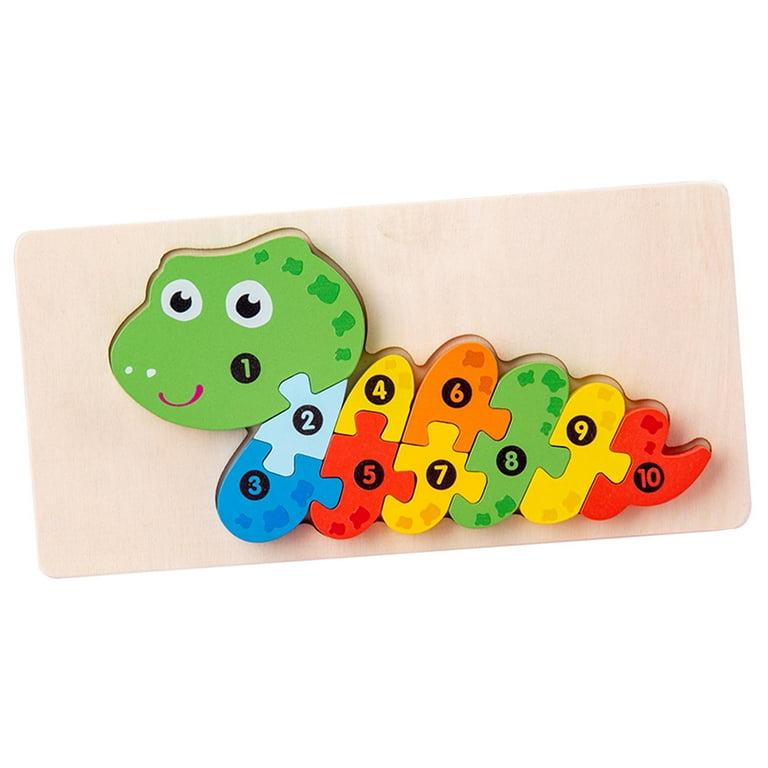 Wooden Montessori Puzzles, Animal Puzzles Children