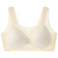 thumbnail image 2 of Antinious Ladies Solid Wireless Adjustable Strap Breathable Integrated Seamless Support Tank Style Bra, 2 of 5