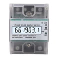 thumbnail image 2 of Medidor De Energía Digital, Medidor De Electricidad Digital 230VAC 5-100A Con Indicador De Pulso Para El Hogar, 2 of 8