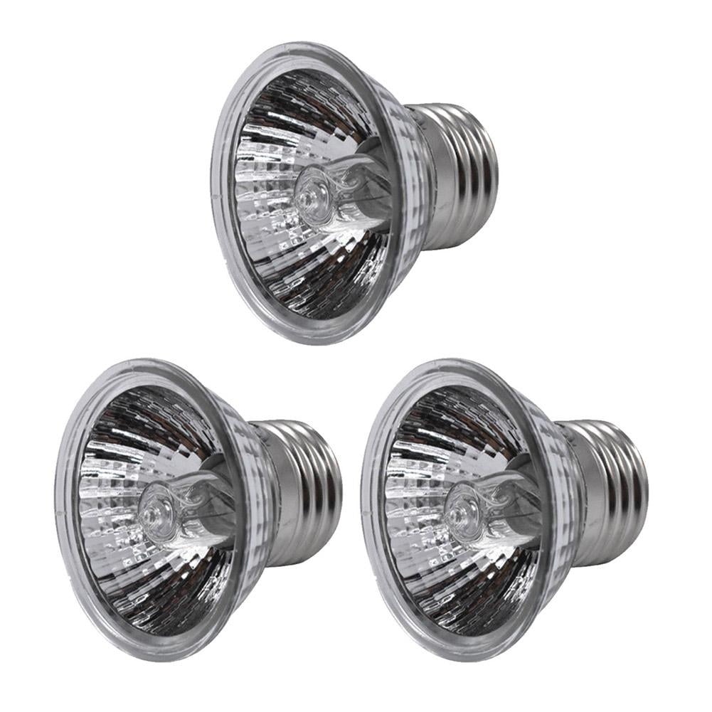 KRONDO 3PCS Reptile Heat Lamp,75W UVA UVB Bulbs,Dual Head UVA/UVB Reptile Light,Terrarium Heat Lamp,Light Turtle Heat Lamp,Light Heat Lamp Bulb for Reptiles, Amphibian,Snake,Bearded Dragon