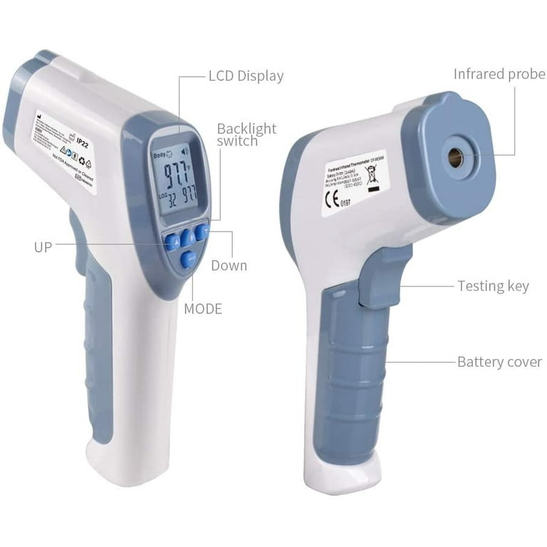 Wall Mounted Infrared Forehead Thermometer, Non Contact Electronic Dig –  BABACLICK