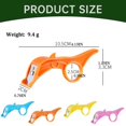 thumbnail image 3 of Citrus Peeler, Orange Peeler Tools,Plastic Orange Peeler,Citrus Remover Easy Open,Lemon Peeler,Citrus Peel Cutter,Vegetable Slicer,Fruit Tools,Kitchen Gadgets (4 Pack), 3 of 8
