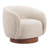 Vinta Swivel Chair Beige