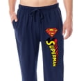 thumbnail image 3 of DC Comics Men's Superman Vintage 'S' Logo Sleep Lounge Pajama Pants For Adults, 3 of 5