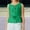 Green, variant on Women's Tank Tops Women'S Blouse Solid Color Tie With Bow Sleeveless Shirt Casual,White Women's Tanks & Camis XL
