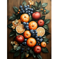 thumbnail image 1 of Qisvanset 12x16 Inch Fruit of the Spirit Canvas Wall Art, Modern Bible Verse Art Decor for Kitchen Dorm Room Home, 1 of 8