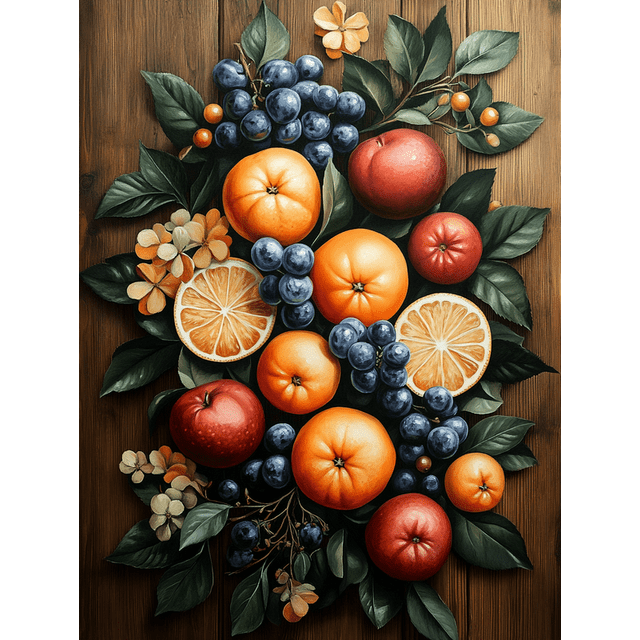 Qisvanset 12x16 Inch Fruit of the Spirit Canvas Wall Art, Modern Bible Verse Art Decor for Kitchen Dorm Room Home