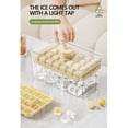 thumbnail image 6 of HBBKVI Ice Cube Tray with Lid and Bin, Quick Release Ice Cube Molds for Chilling Whiskye Cocktail Drink, 28 Ice Cubes, 6 of 9