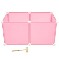 LOLIPPYY Resin Small Pet Cage Set, Home Exercise Playpen Fence for Hamsters Guinea Pigs