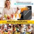 thumbnail image 4 of Slushy Machine for Home, No Ice Needed - 88oz Frozen Drink & Ice Cream Maker with 7 Presets, Professional Frozen Drink Maker with LED Display,Auto Clean, Quiet, 4 of 7