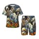 thumbnail image 1 of Balery Sunflower Field Spotted Dog Conjunto de Pijama Infantil de Manga Corta con Estampado – Ropa de Dormir de Algodón Suave-3X-Large, 1 of 6