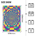 thumbnail image 2 of FORMRS 1-Subject Spiral Notebook 8" x 5" College Ruled 60 Refillable Sheet A5 Hard Cover, Psychedelic Pattern, 2 of 7