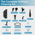 thumbnail image 4 of SUMELL 10-in-1 Steam Mop, 1550W with Detachable Handheld Cleaner, 16 ft Cord for Hardwood, Tile & Carpet, Black Grey, 4 of 9
