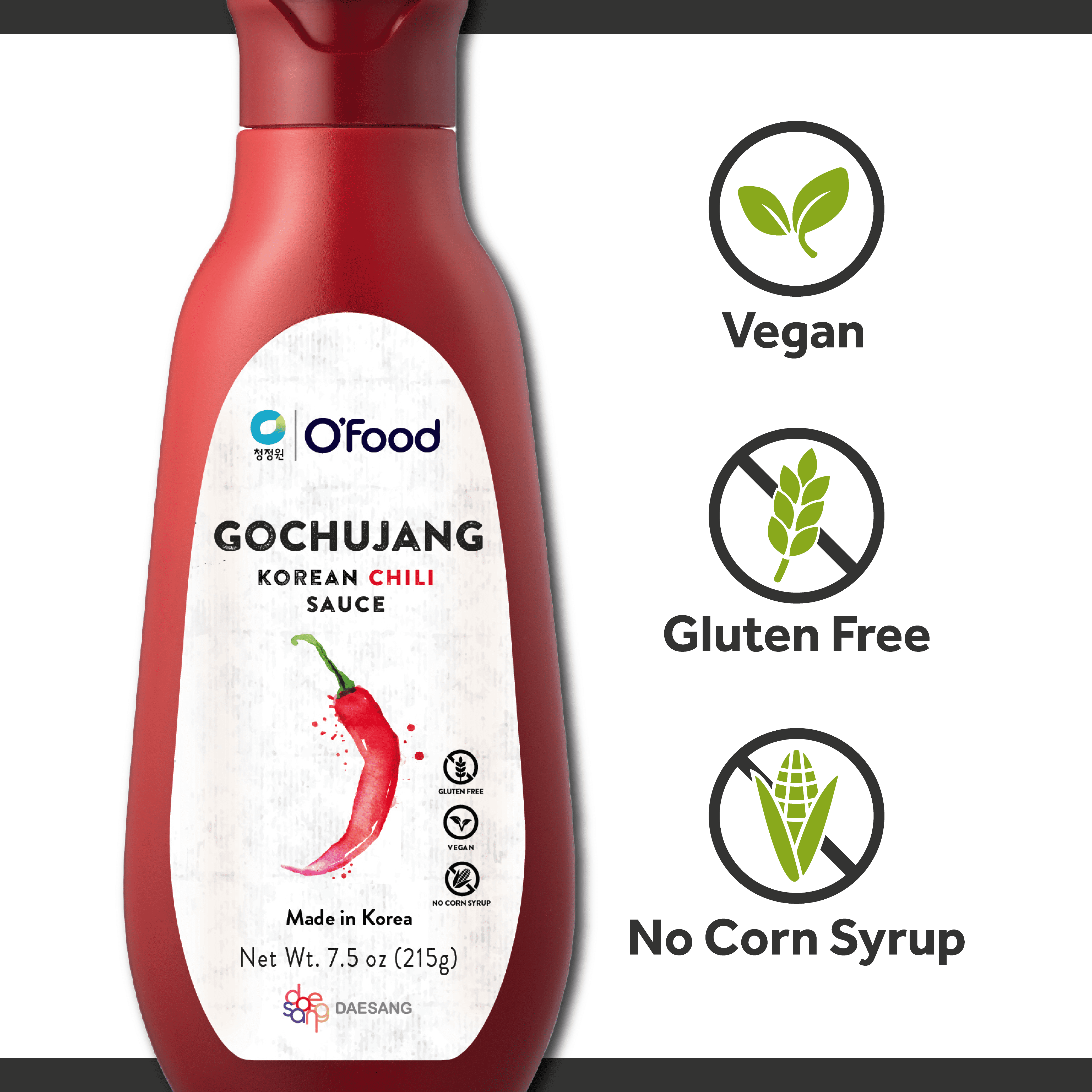 O'Food Gochujang Korean Chili Sauce, 7.5 oz
