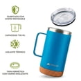 thumbnail image 2 of Termos para Café HIKEO de Acero Inoxidable con Tapa Antiderrames 2 Piezas, 2 of 7